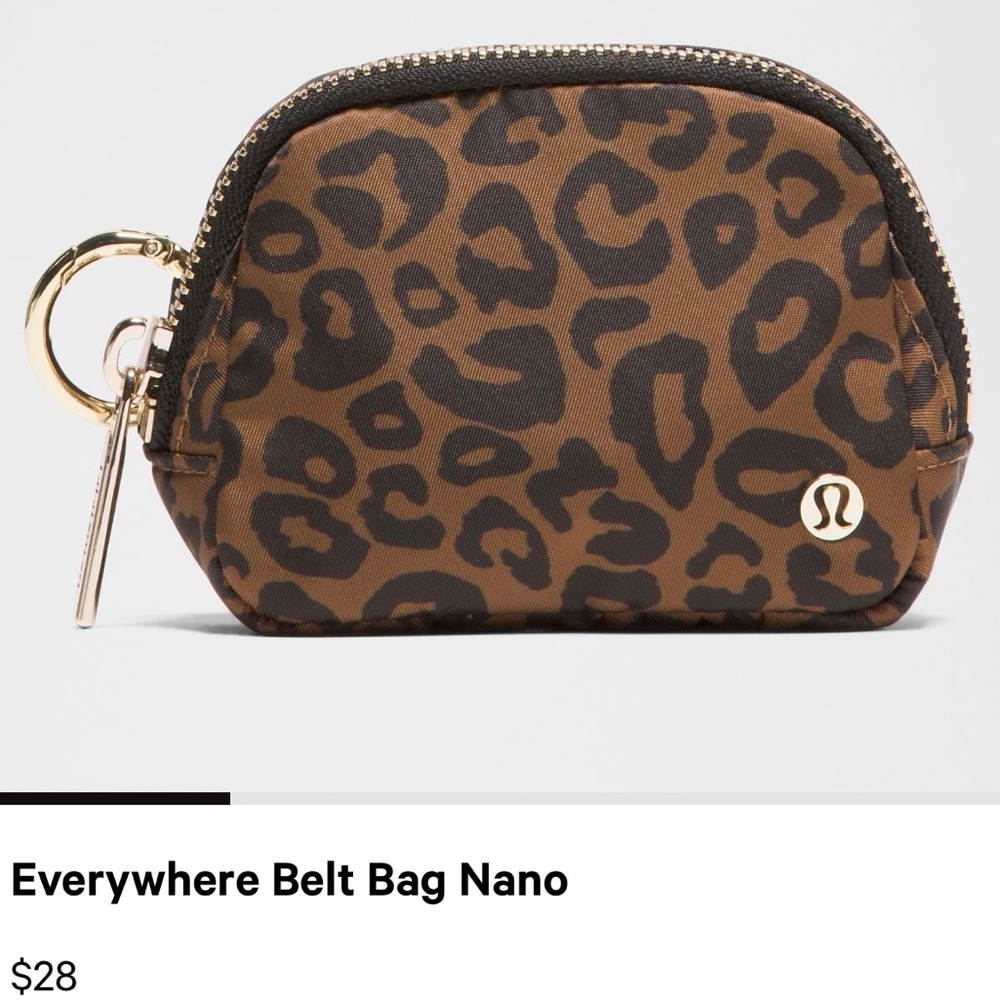 Lululemon Leopard Print Belt Bag